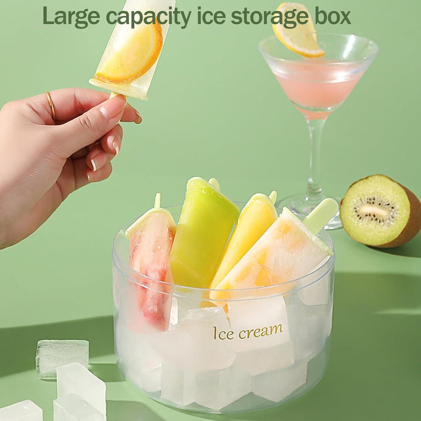 IceJoy™ 8-Piece Popsicle Maker 🌈