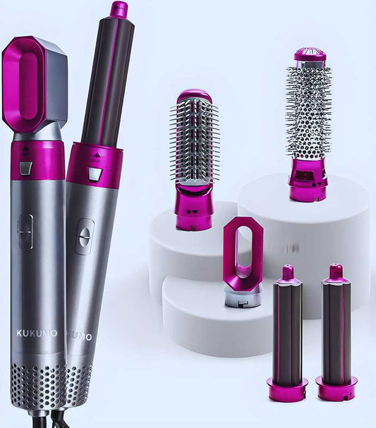 “5-in-1 Pro Hair Styler & Dryer” 💨✨