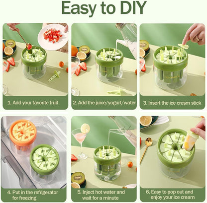 IceJoy™ 8-Piece Popsicle Maker 🌈