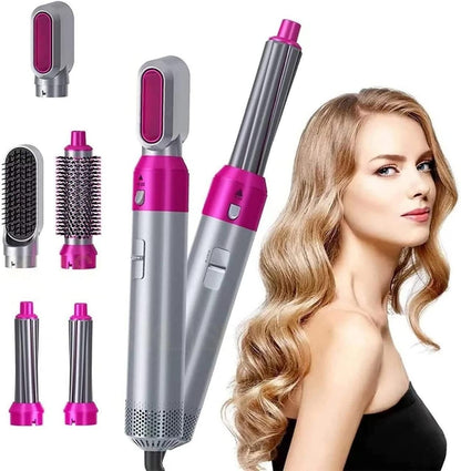 “5-in-1 Pro Hair Styler & Dryer” 💨✨